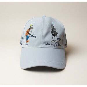 Vintage 90s Disney Parks Goofy Through The Years Hat Embroidered Strapback